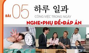 Đáp Án File Nghe Tiếng Hàn Sơ Cấp 1