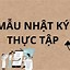 Nhật Ký Thực Tập Nhà Hàng Theo Tuần